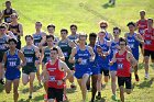 XC Wheaton & Babson  Wheaton College Men’s Cross Country compete at the 9th Annual Wheaton & Babson Season Opener on the Mark Coogan Course at Highland Park in Attleboro, Mass. - Photo By: KEITH NORDSTROM : Wheaton, XC, Cross Country, 9th Annual Wheaton & Babson Season Opener
